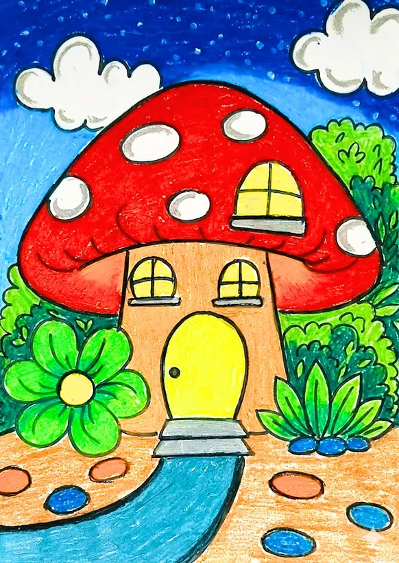 Student artwork from the K2, K3 program at 24 Art